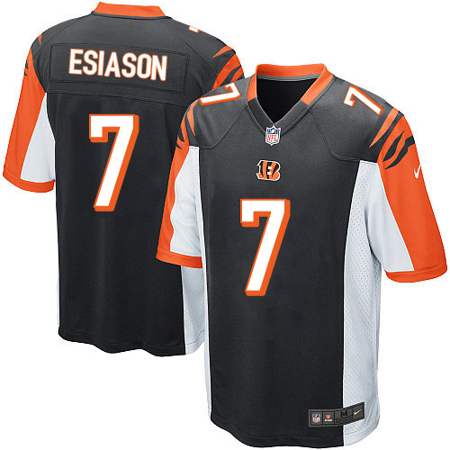 Youth Limited Boomer Esiason Nike Jersey Black Home - #7 NFL Cincinnati Bengals